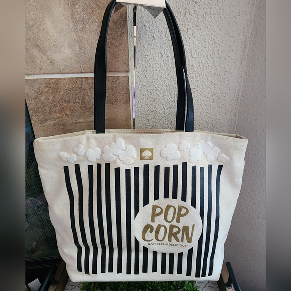 Kate Spade ‘Cinema City’ Popcorn Movie Tote Bag - Picture 3 of 14